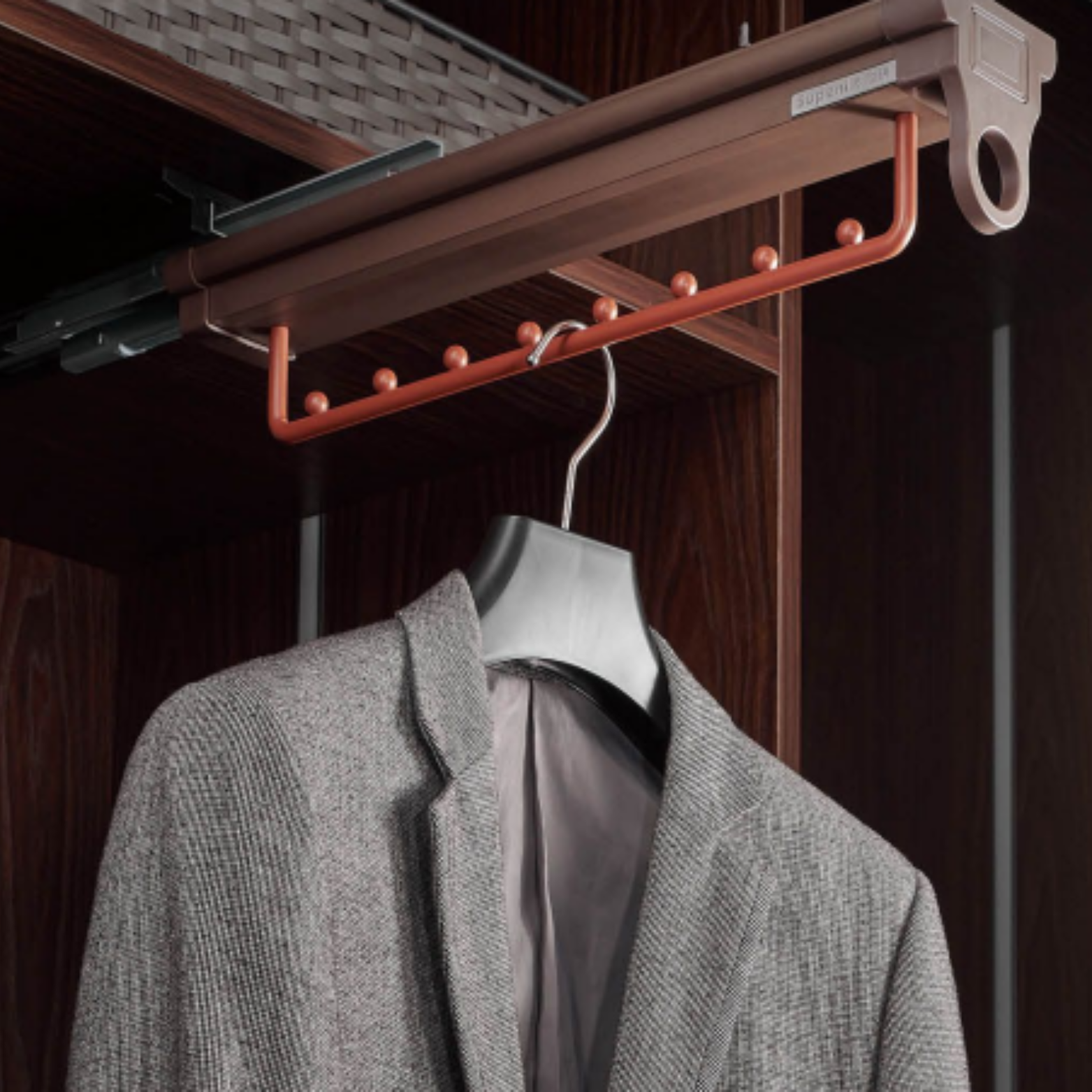 TOP MOUNT CLOTHES RACK