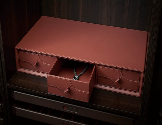 LEATHER BOX 3 DRAWER