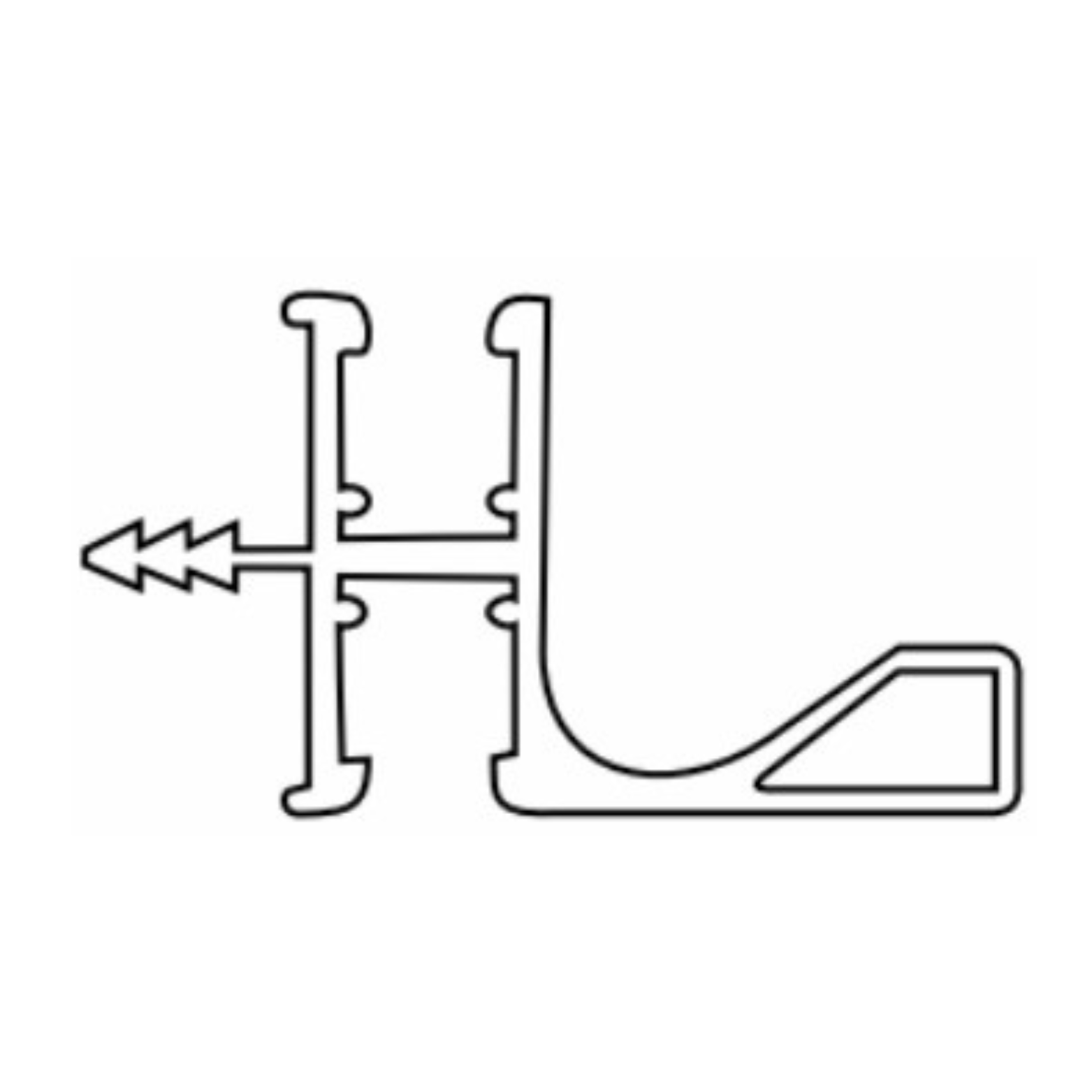 PX 32-Top Gola Profile (LED)
